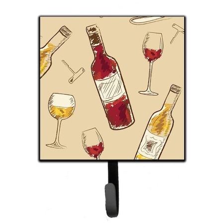 Red & White Wine Leash Or Key Holder